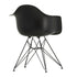 Cadeira de Braços em Plástico Eames DAR / Base Preta